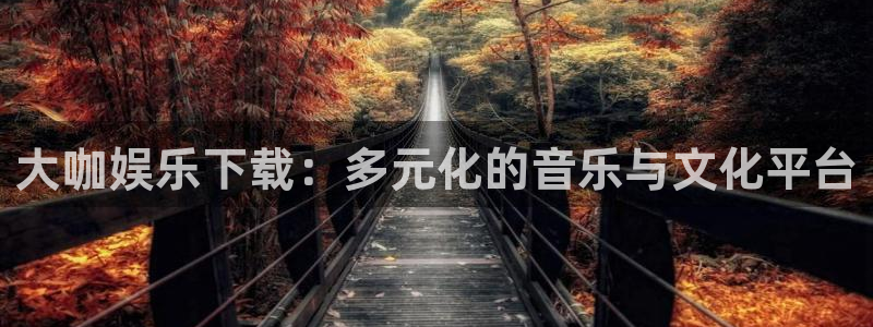 k8凯发平台：大咖娱乐下载：多元化的音乐与文化平台